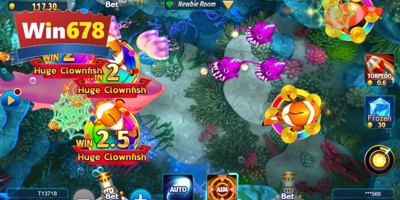 Sảnh game bắn cá Win678 siêu chất lượng cho hội viên